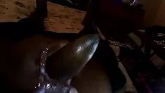 Play Stroke my big blacken gumshoe til i cum once again
