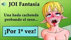 Reproducir Joi hentai, el reloj número 1 para un marica tímido y con cuernos. los españoles vocalizan el sonido.