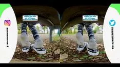 Oynat [vr180 - 3d] terleyen adidas tenis ayakkabılarıyla küçük hanım ve tamamen pis kokulu ayakları pislik haline getirin ve yerini belirleyin