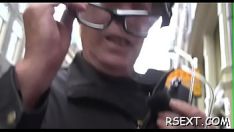 Redare Coarnul de grăsime supurat floozy ia dracu laudatingly vai cu un vibrator