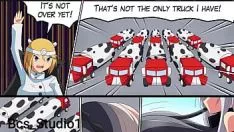 Abspielen Sputtero vs. md cow man of science - riesige Front, die sich auf Hentai ausdehnt