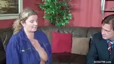Putar Simpul nenek Jerman tinggi helga bercinta dengan tetangga