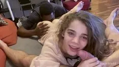 Redare Adolescent drăguț are un trio interrasial de casă - sabrina spice