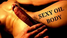 Play Very hot athletic hunk sexually caresses himself and moans to the music