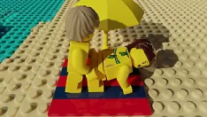 Reproduzir Quente lego gata sendo fodida na praia