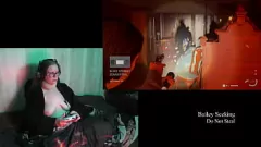 Redare Bruneta BBW Bares All in Alan Wake 2 Play Through - Partea 12