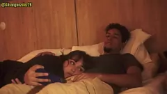 Abspielen POV-Blowjob mit molliger argentinischer Stiefschwester beim Netflix-Schauen