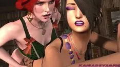 播放 Futa-triss-fucks-mantrap